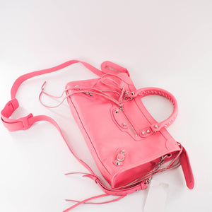 Small Arena leather City in Rose Dragee