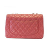 Single Flap Caviar Jumbo in Red