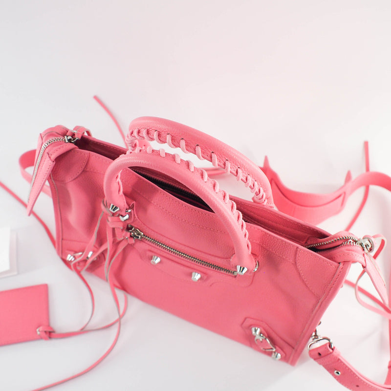 Small Arena leather City in Rose Dragee