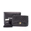 Single Flap Jumbo caviar leather black with ghw