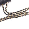 Single Flap Jumbo caviar leather black with ghw