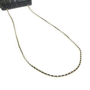 Small Chocolate Bar Flap Lambskin Black GHW