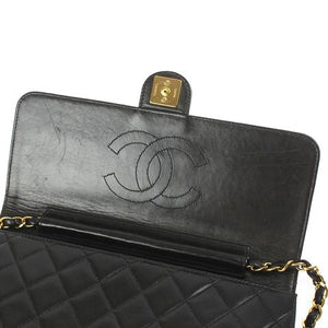 Vintage Flap Lambskin Black GHW