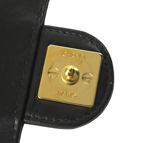 Vintage Flap Lambskin Black GHW