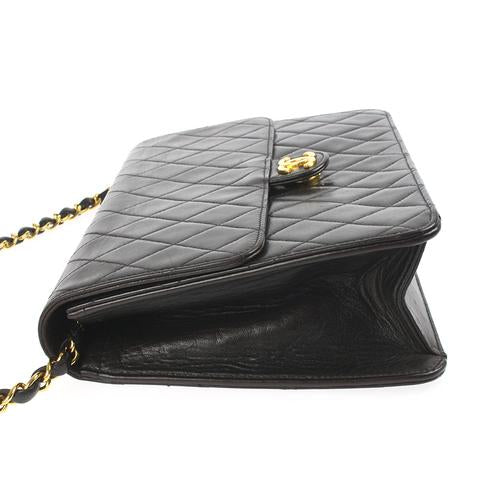 Vintage Flap Lambskin Black GHW