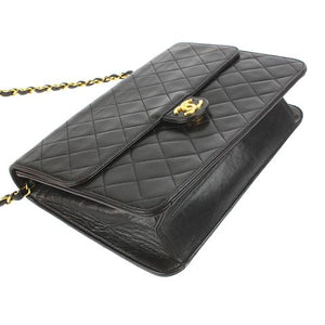 Vintage Flap Lambskin Black GHW