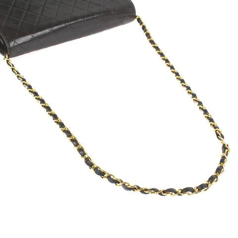 Vintage Flap Lambskin Black GHW