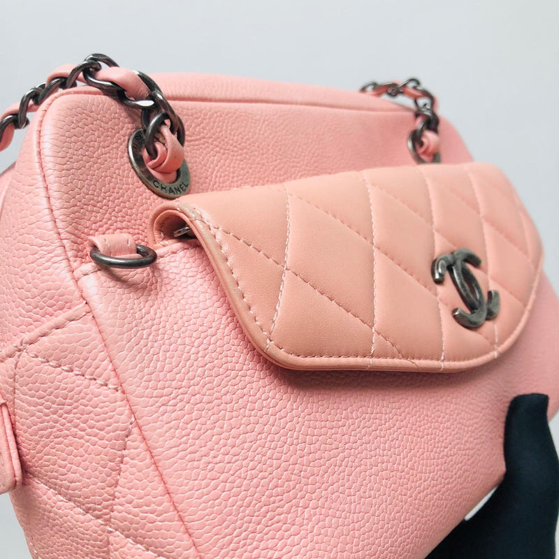 Cambon leather handbag Chanel Pink in Leather - 38646619
