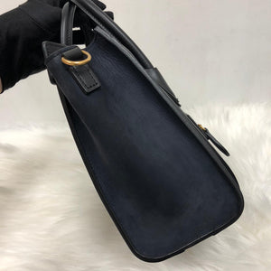 Bi-Coloured Nano Luggage Tote Green/Black