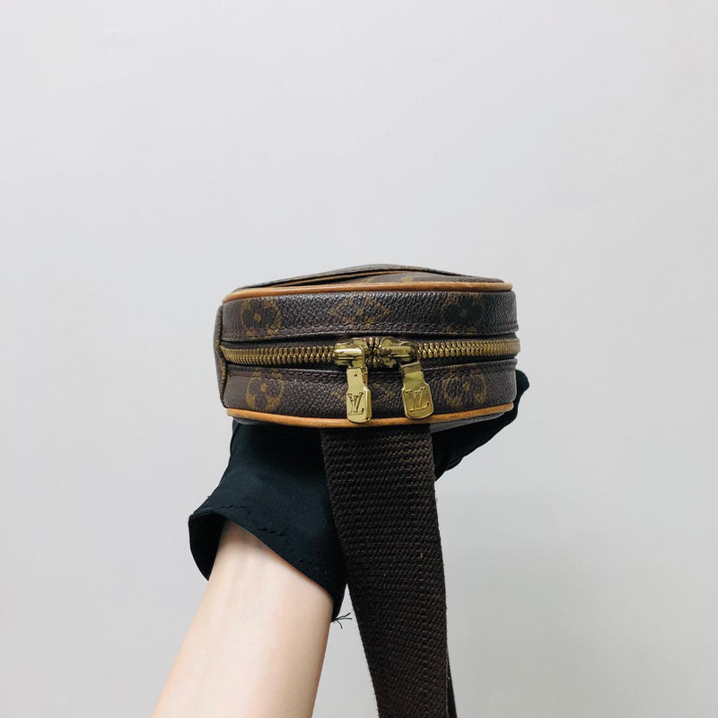 Louis Vuitton Monogram Pochette Gange Crossbody Fanny Waist Belt