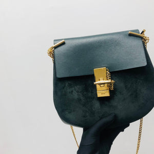 Small Drew Shoulder Bag Green