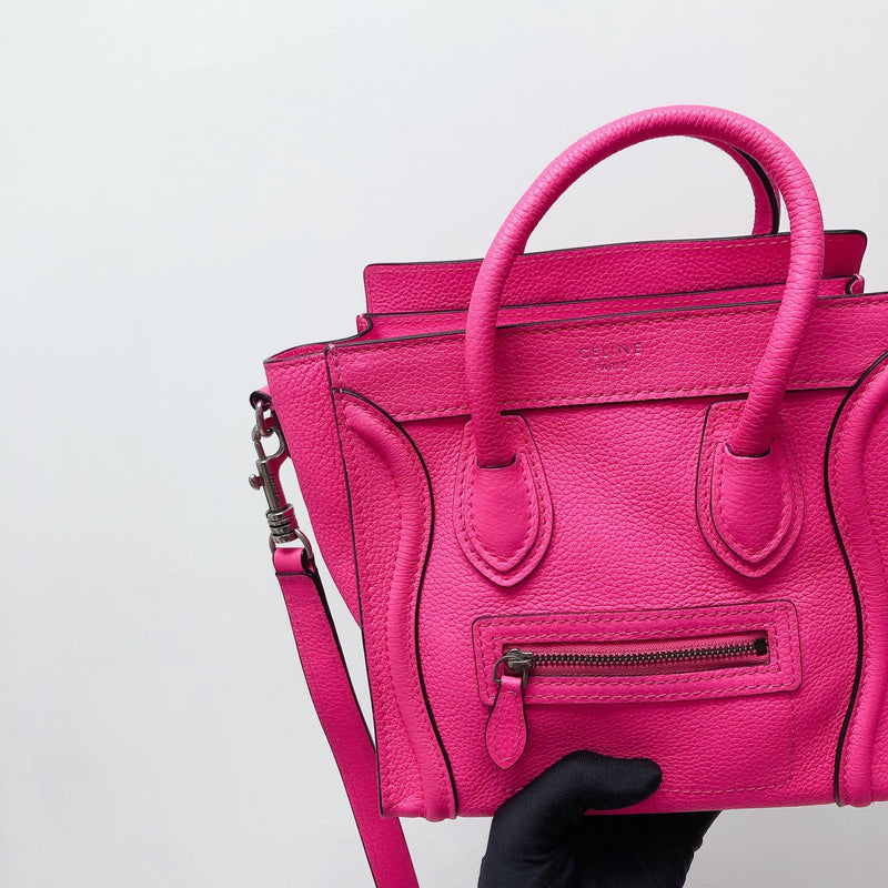 Nano Luggage Tote Fuchsia