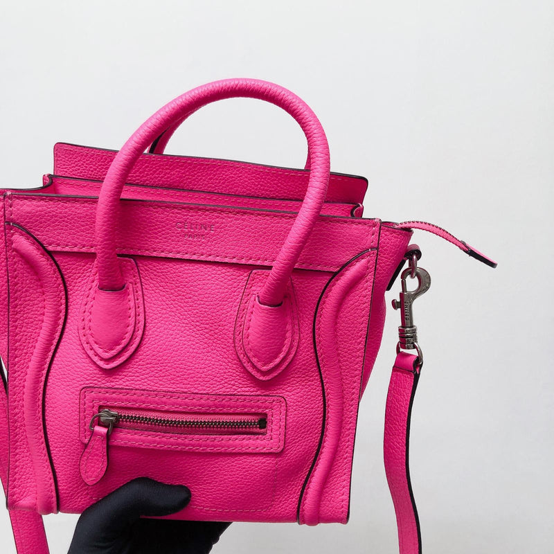 Nano Luggage Tote Fuchsia
