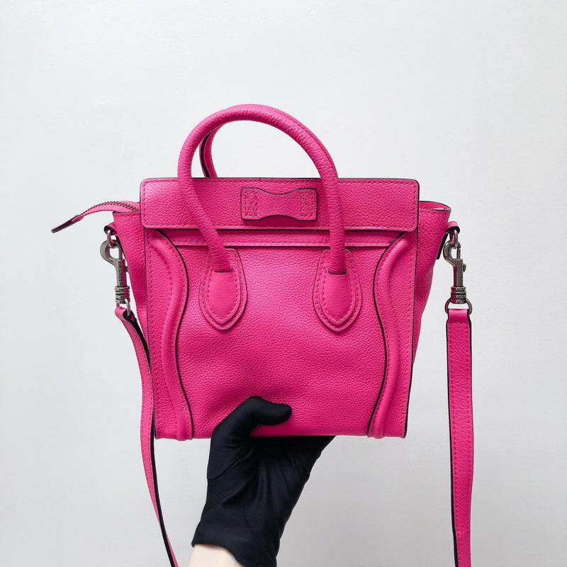 Nano Luggage Tote Fuchsia