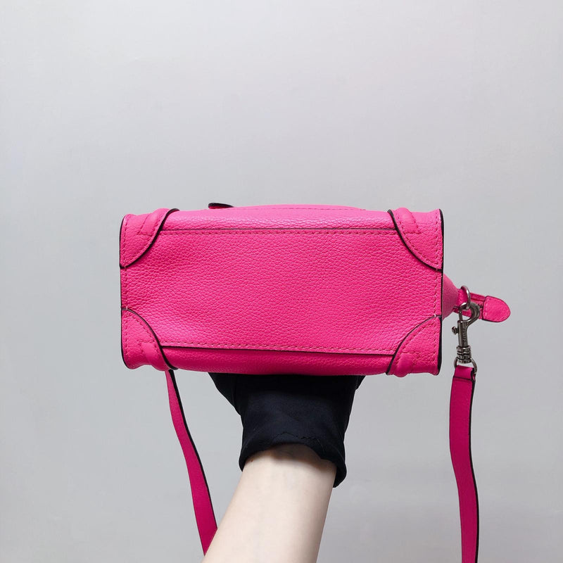 Nano Luggage Tote Fuchsia