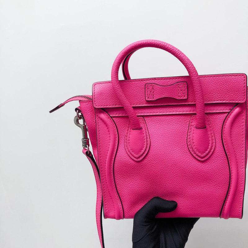 Nano Luggage Tote Fuchsia
