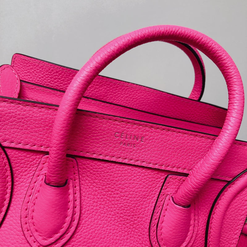 Nano Luggage Tote Fuchsia