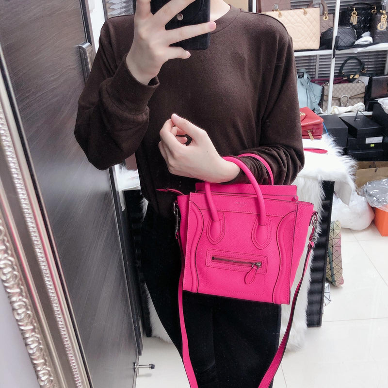 Nano Luggage Tote Fuchsia