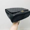 Classic Single Flap Jumbo Bag in Black Caviar with GHW