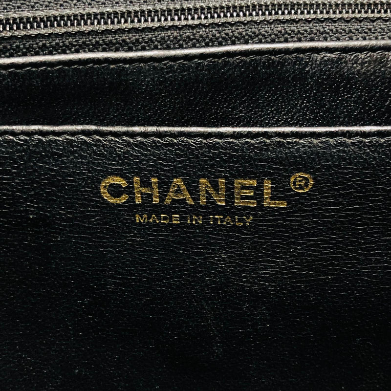Classic Single Flap Jumbo Bag in Black Caviar with GHW