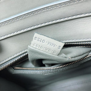 Mini Luggage in Smooth Calfskin Leather Tote - Almond