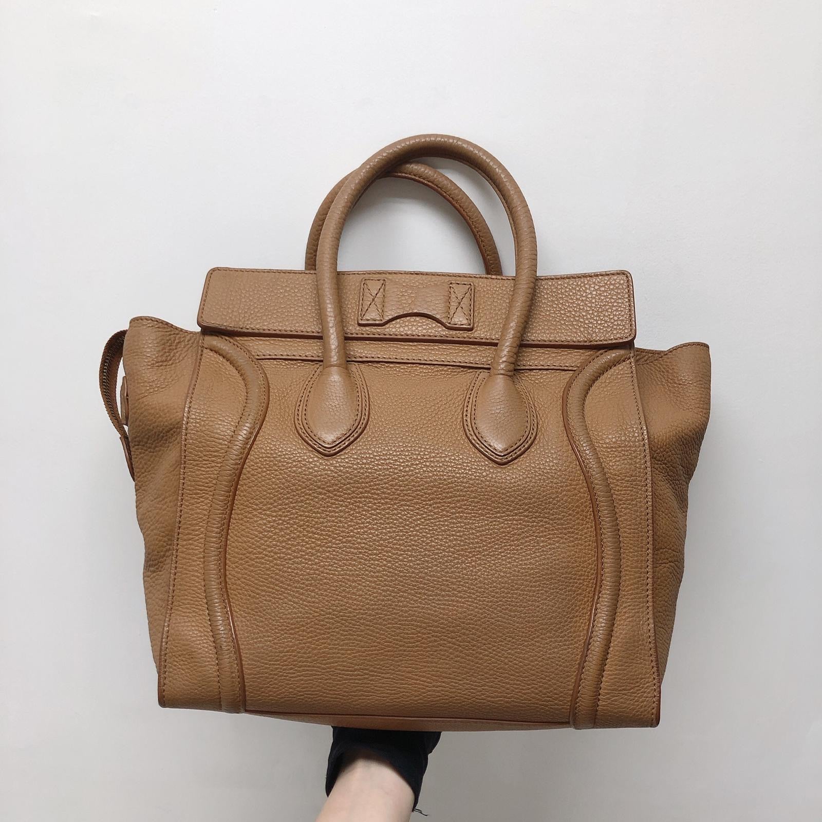 Celine Mini Luggage In Camel – Bag Religion Celine Mini Luggage In Camel – Bag Religion