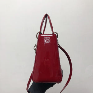 Lady Dior Patent Red SHW