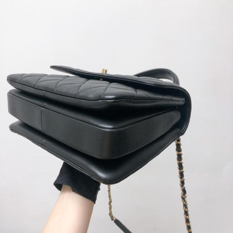 Small Trendy CC in Lambskin Leather with GHW | Bag Religion