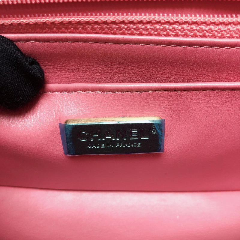 Python Valentine Collection Mini Charm Flap Bag Pink