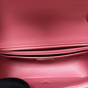 Python Valentine Collection Mini Charm Flap Bag Pink