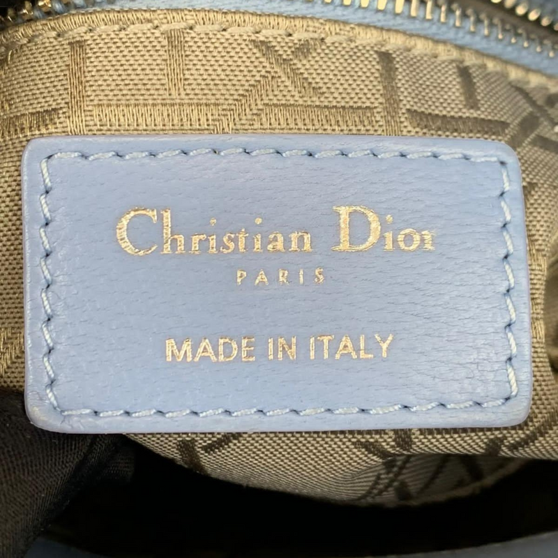 Christian Dior Vintage monogram babyblue Messenger Bag