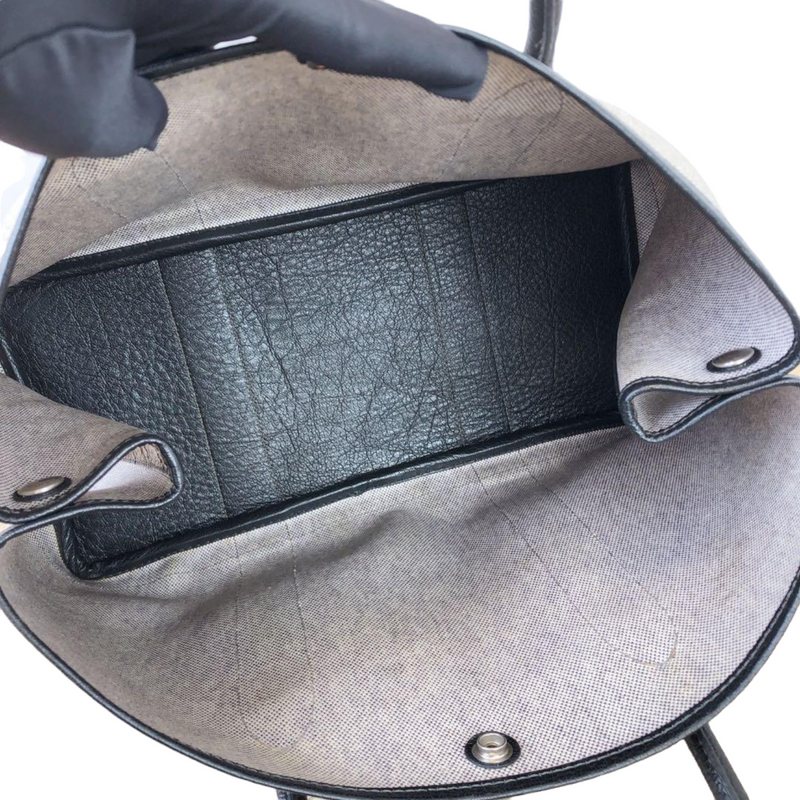 Garden Party 36 Canvas Buffalo Leather Black PHW