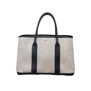 Garden Party 36 Canvas Buffalo Leather Black PHW