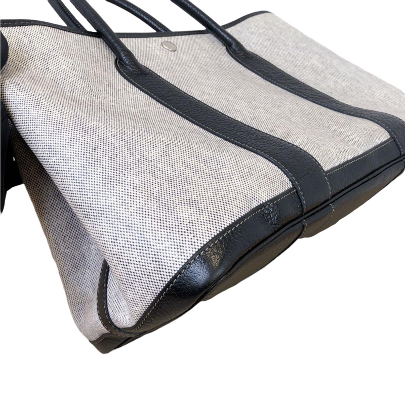 Garden Party 36 Canvas Buffalo Leather Black PHW