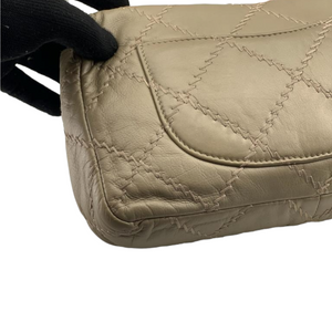 Seasonal Flap Calfskin Gold SHW