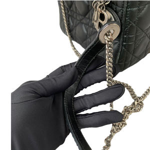 Mini Lady Dior Lambskin Black SHW