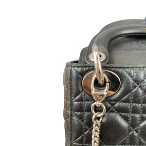 Mini Lady Dior Lambskin Black SHW