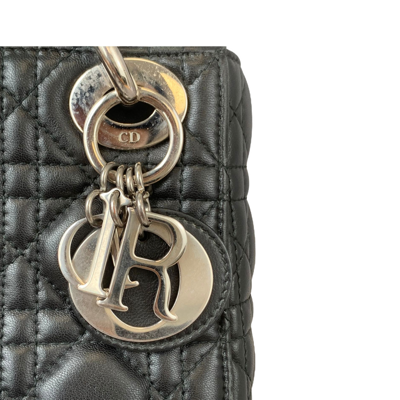 Mini Lady Dior Lambskin Black SHW