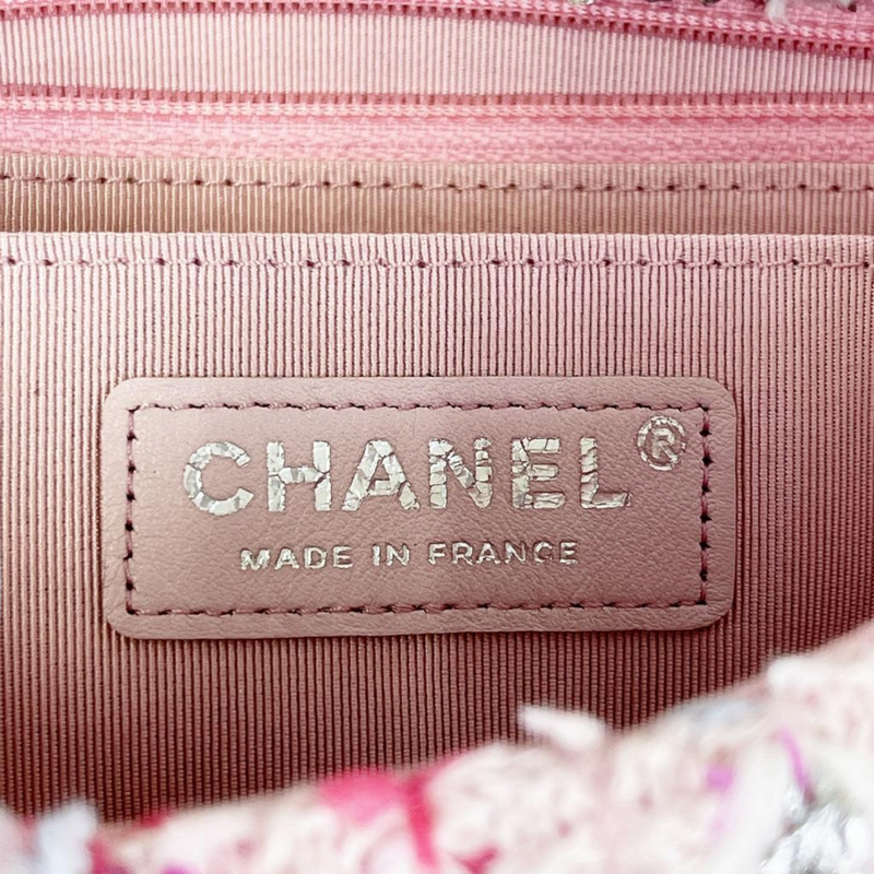 Chanel Timeless Mini Rectangular Tweed Pink