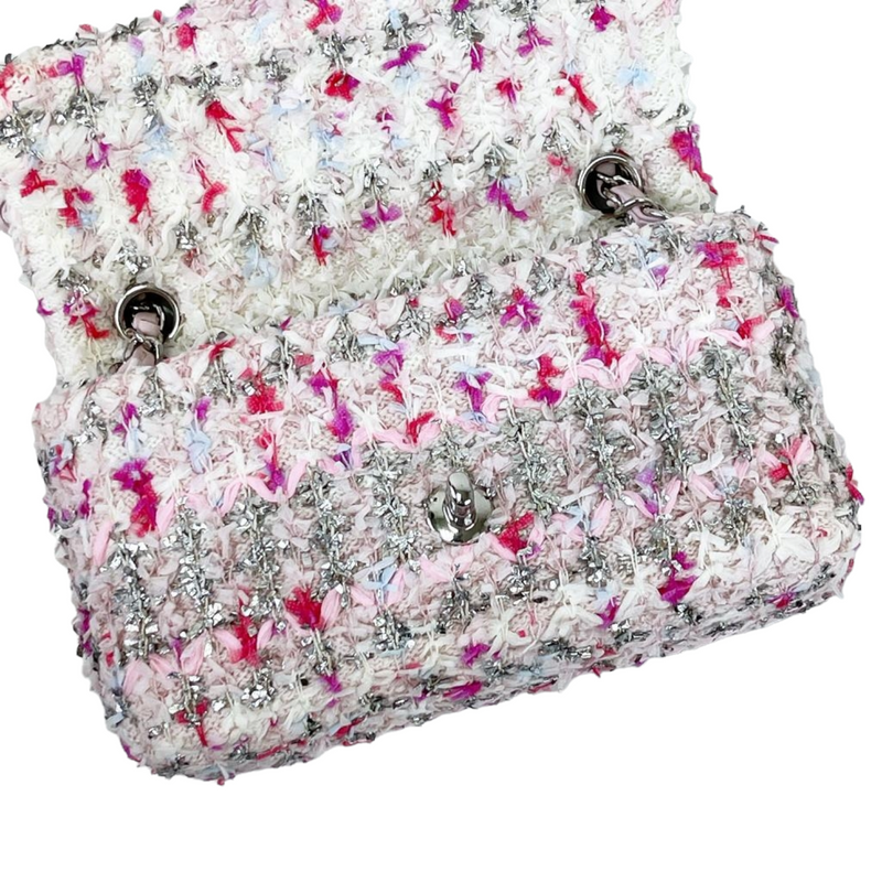 Mini Rectangular Flap Tweed Multi Color SHW
