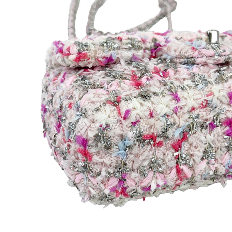 Mini Rectangular Flap Tweed Multi Color SHW