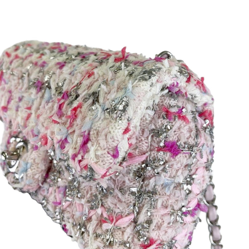 Mini Rectangular Flap Tweed Multi Color SHW