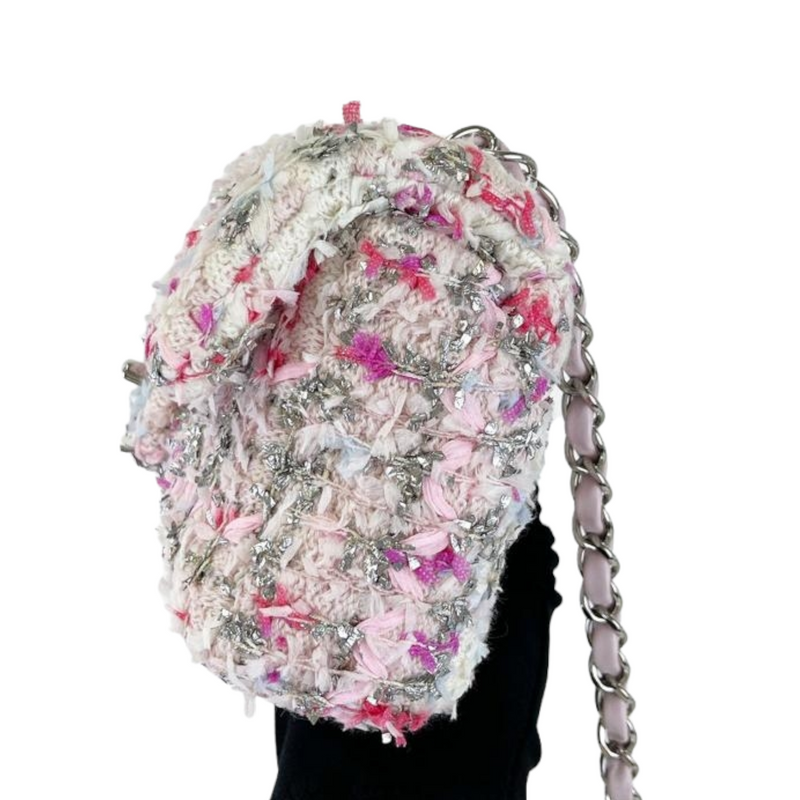Mini Rectangular Flap Tweed Multi Color SHW
