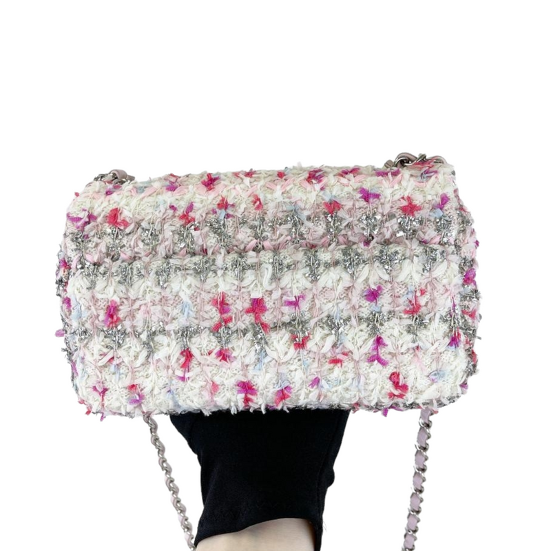 Mini Rectangular Flap Tweed Multi Color SHW