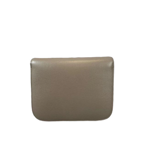 Medium Box Smooth Calfskin Grey GHW