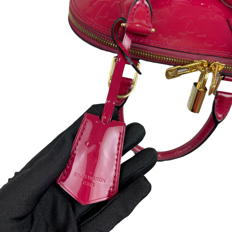 Louis Vuitton Red Vernis Bag | Alma Bb Red Vernis | Bag Religion