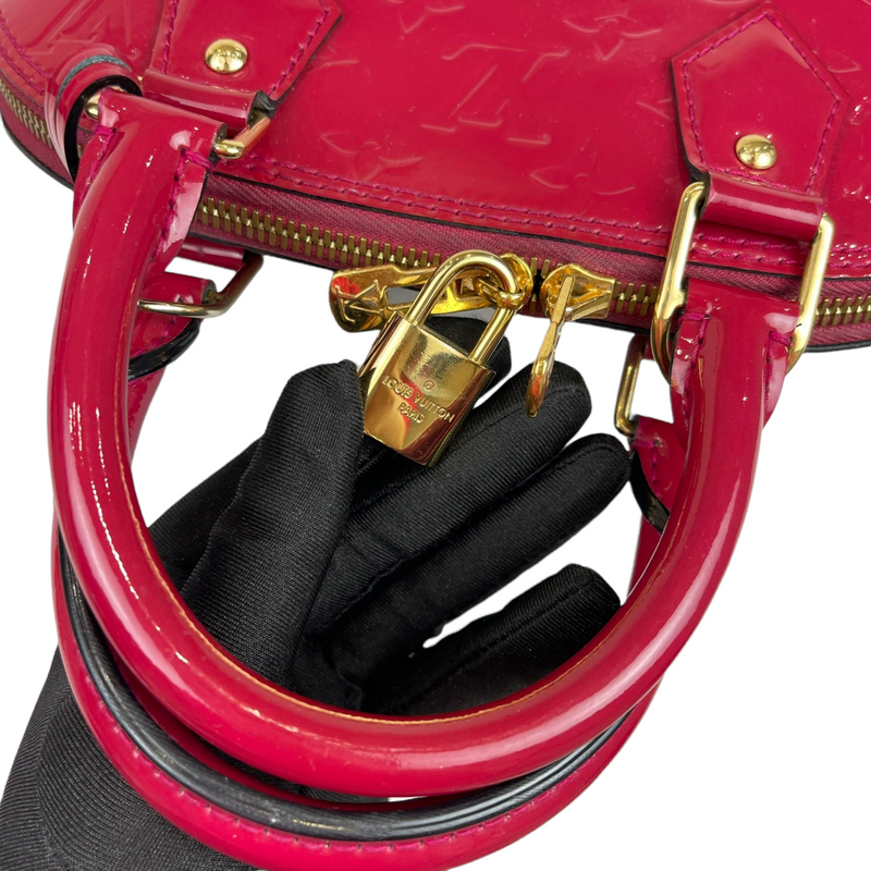 Louis Vuitton Red Vernis Bag | Alma Bb Red Vernis | Bag Religion