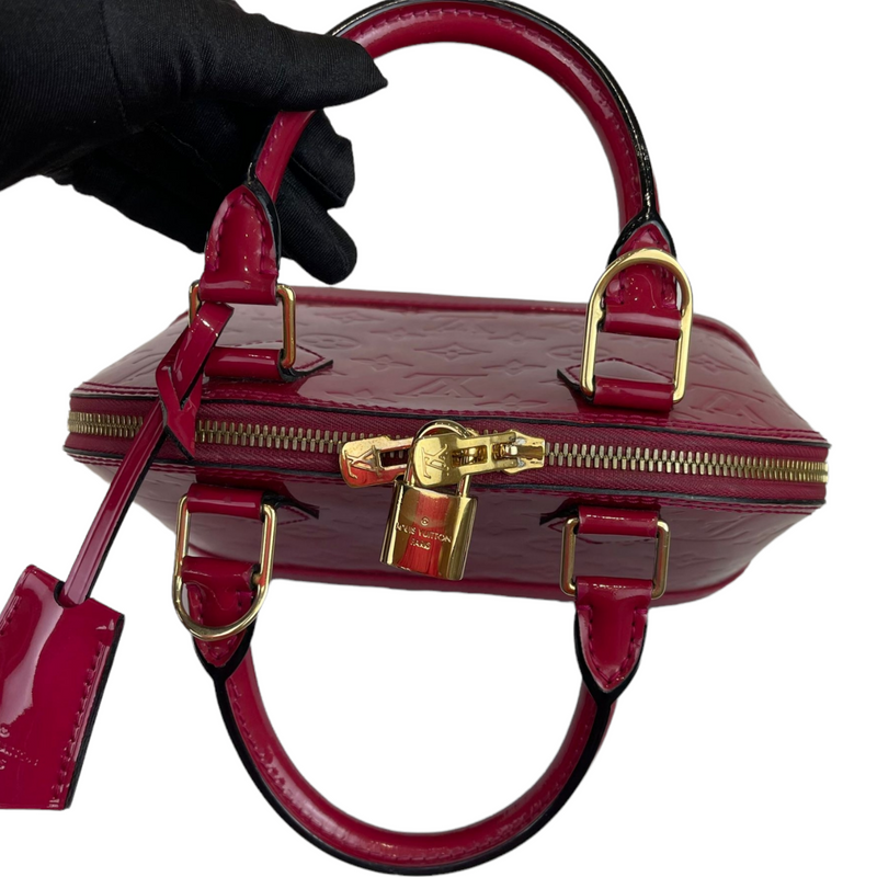 Louis Vuitton Red Vernis Bag | Alma Bb Red Vernis | Bag Religion