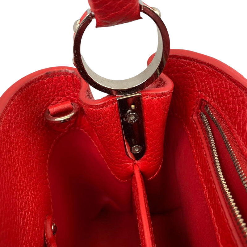 Louis Vuitton Red Taurillon Capucines BB QJB0873SR2002