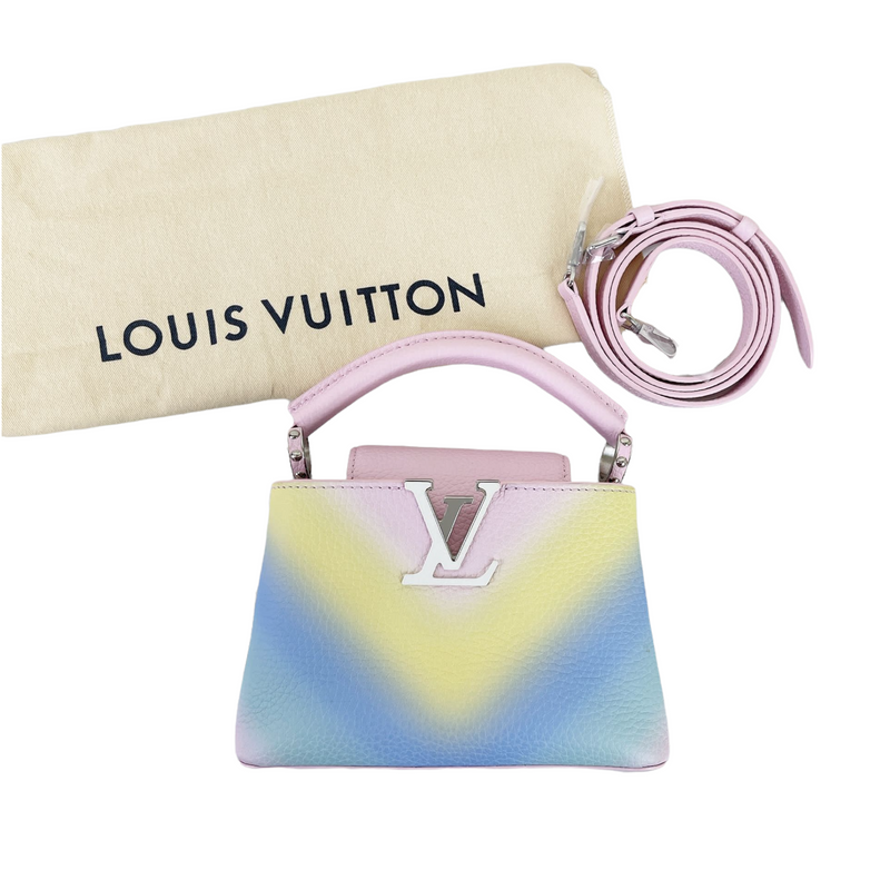 Louis Vuitton, Keepall Bandouliere 50 Black Taiga Rainbow Cross